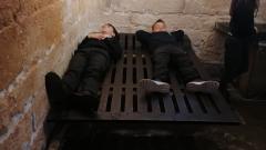 Lying down in a dungeon