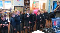 Class recording a cd