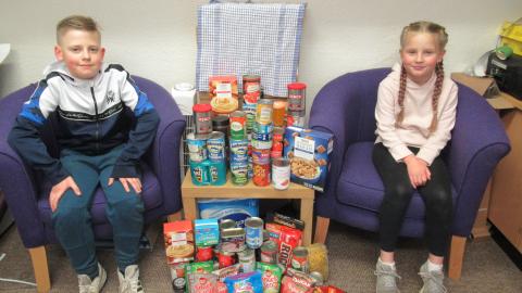 Harvest donation and non-uniform for Macmillan