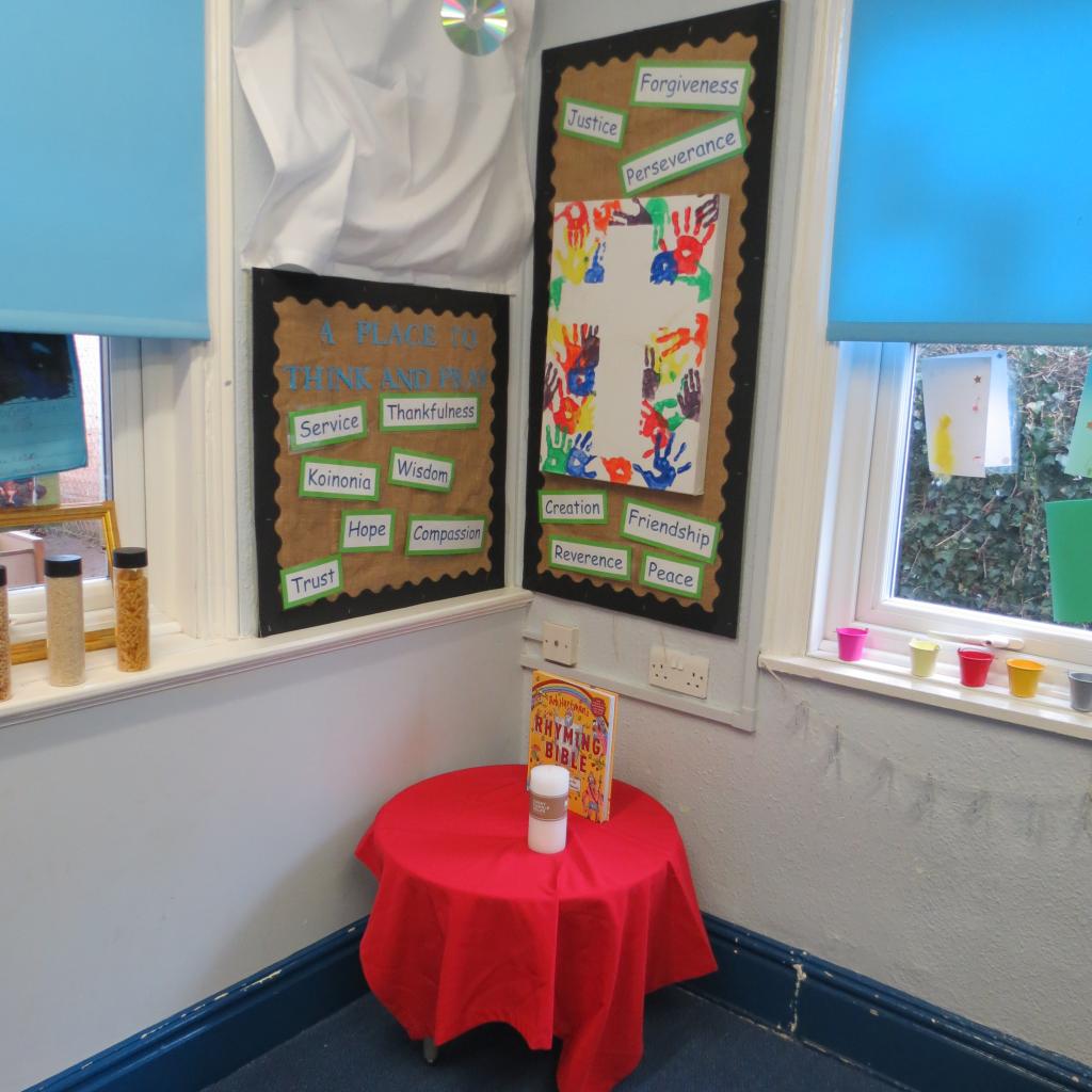 Reflection Areas in our School | Chapel Haddlesey CE Primary School